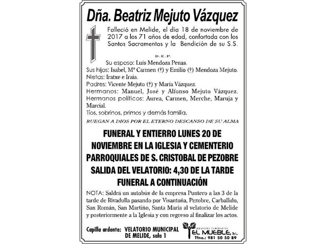 BEATRIZ MEJUTO VAZQUEZ