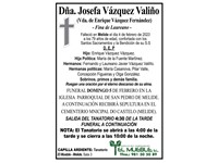 DÑA. JOSEFA VÁZQUEZ VALIÑO.