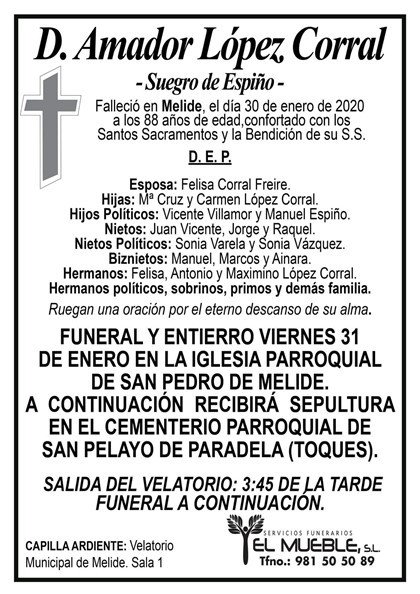 D. AMADOR LÓPEZ CORRAL.