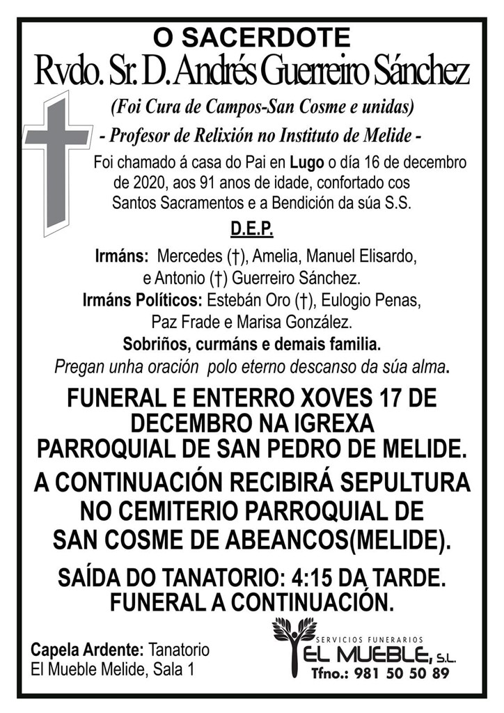 D. ANDRÉS GUERREIRO SÁNCHEZ.