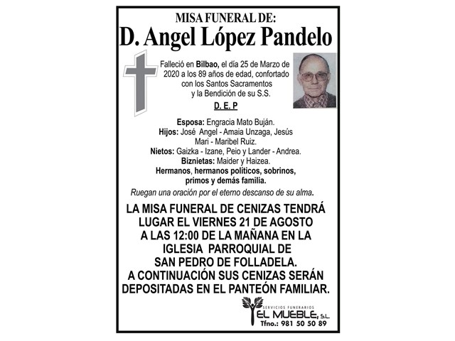 D. ANGEL LÓPEZ PANDELO.
