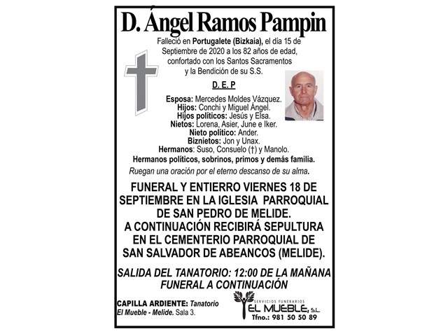 D. ÁNGEL RAMOS PAMPIN.