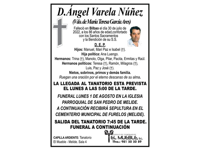 D. ÁNGEL VARELA NÚÑEZ.