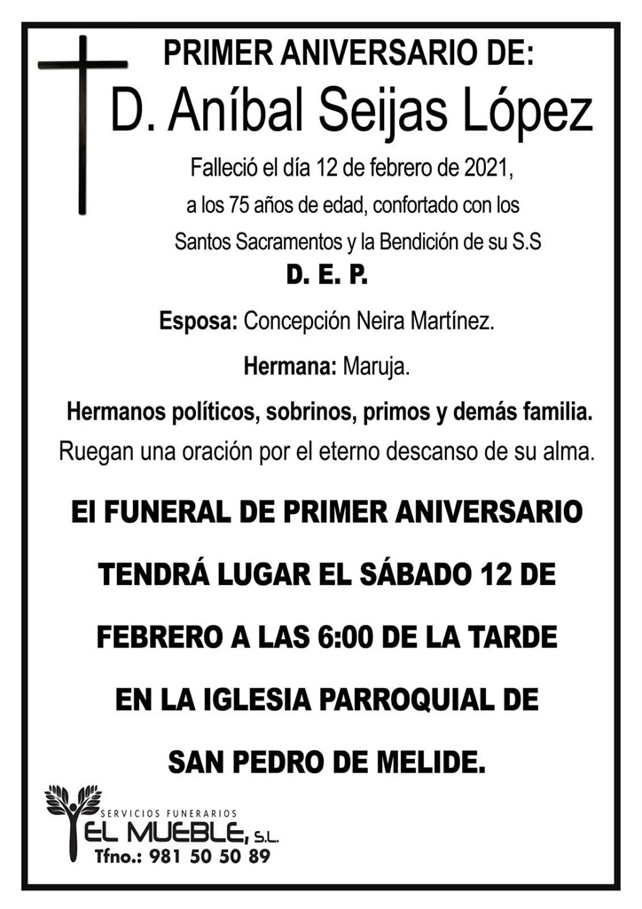 D. ANÍBAL SEIJAS LÓPEZ.