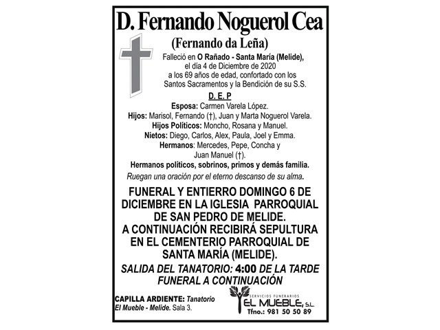 D. FERNANDO NOGUEROL CEA.