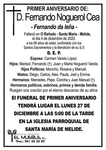 D. FERNANDO NOGUEROL CEA.