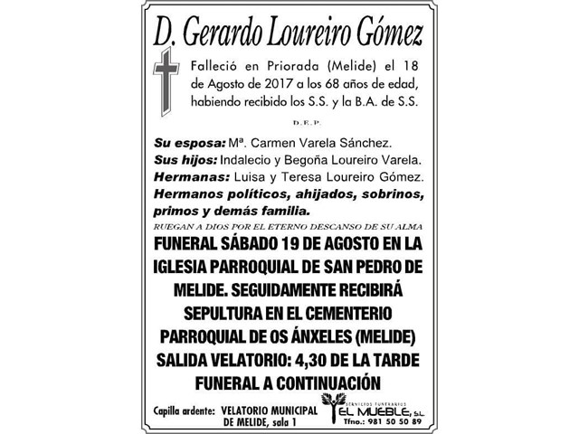 D. GERARDO LOUREIRO GOMEZ