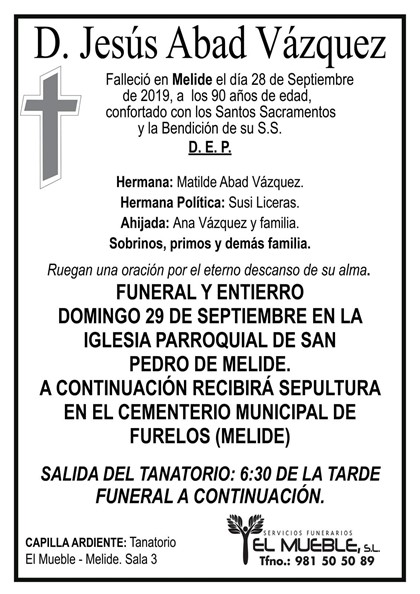 D. JESÚS ABAD VÁZQUEZ.