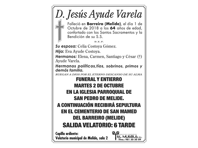D.JESÚS AYUDE VARELA