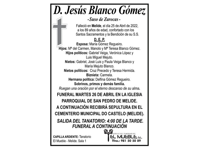 D. JESÚS BLANCO GÓMEZ.