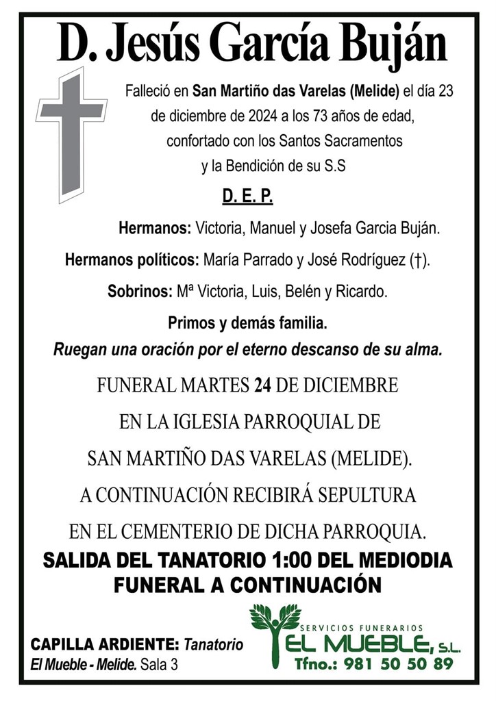 D. Jesús García Bujan.