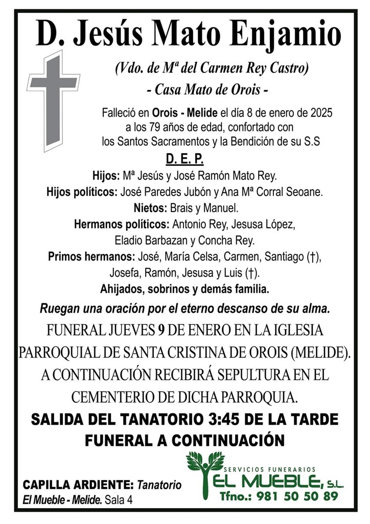 D. Jesús Mato Enjamio.