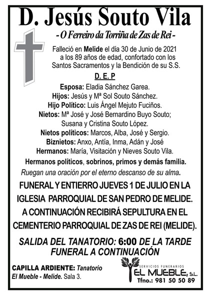 D. JESÚS SOUTO VILA.