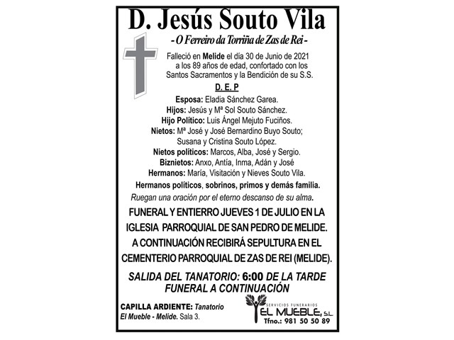 D. JESÚS SOUTO VILA.