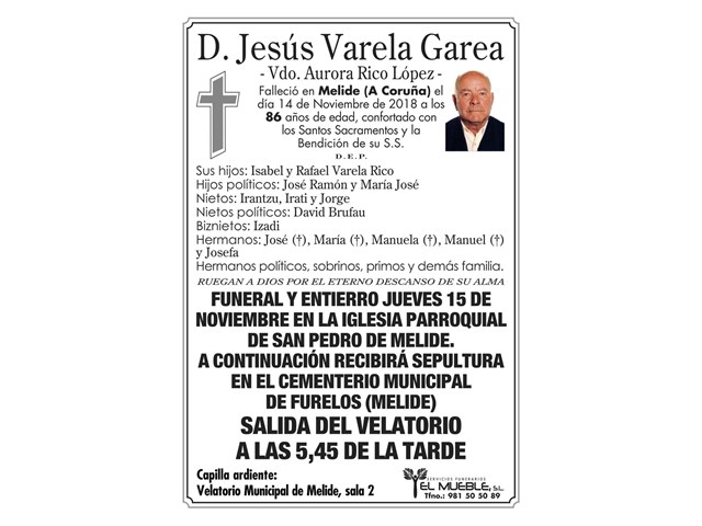 D. JESÚS VARELA GAREA