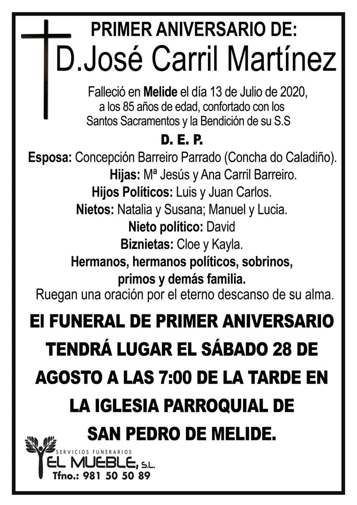 D. JOSÉ CARRIL MARTÍNEZ.