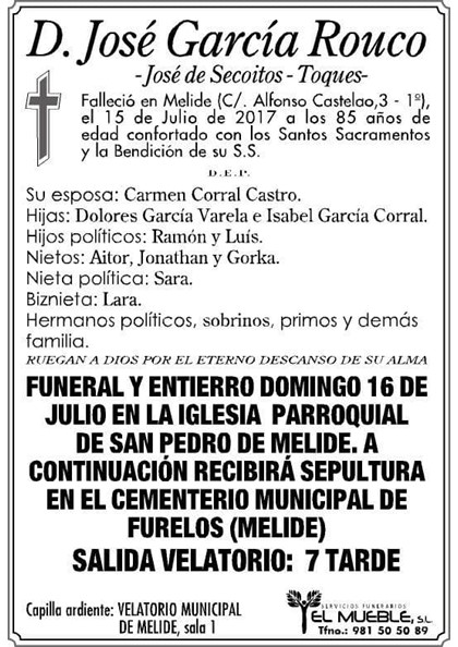 D. JOSE GARCIA ROUCO