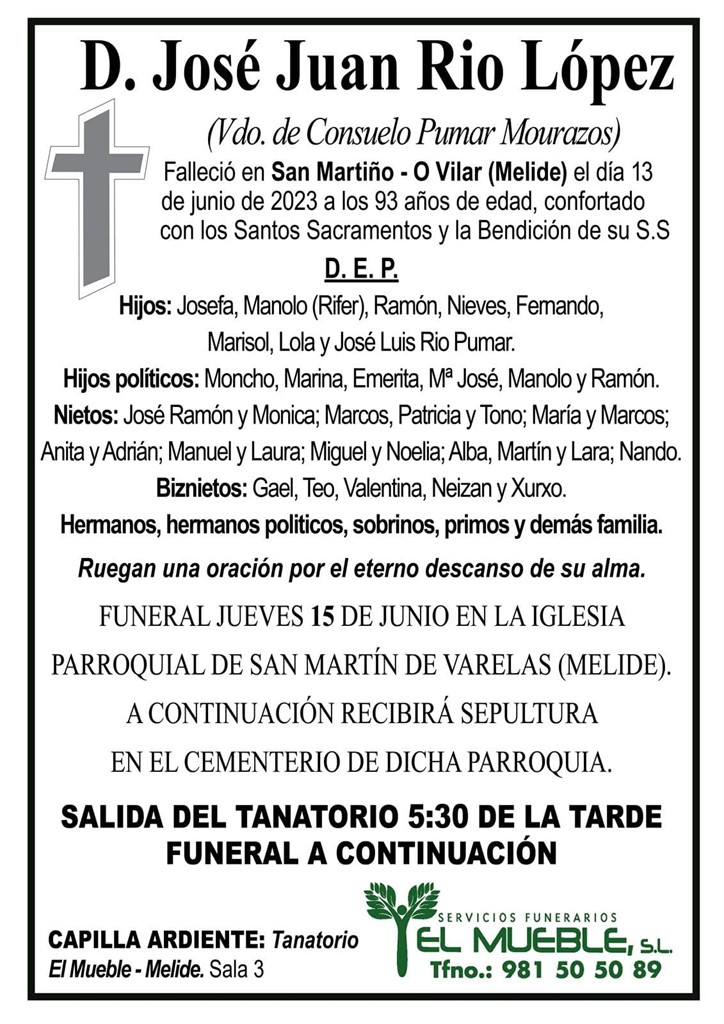 Foto principal D. JOSÉ JUAN RIO LÓPEZ.