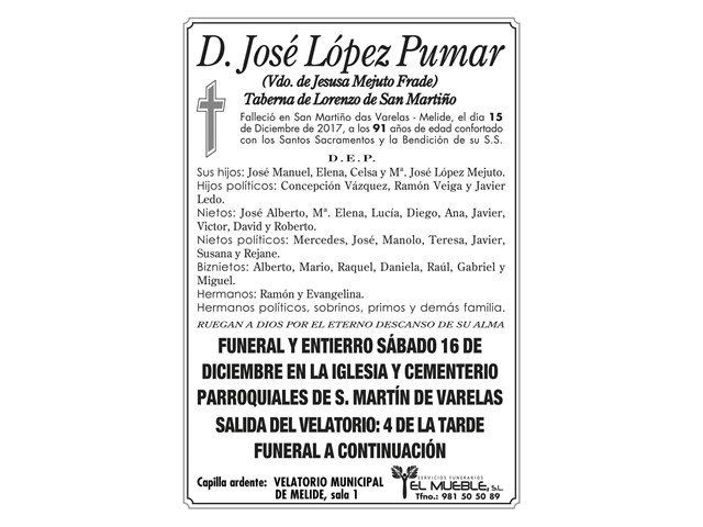 D.JOSE LOPEZ PUMAR