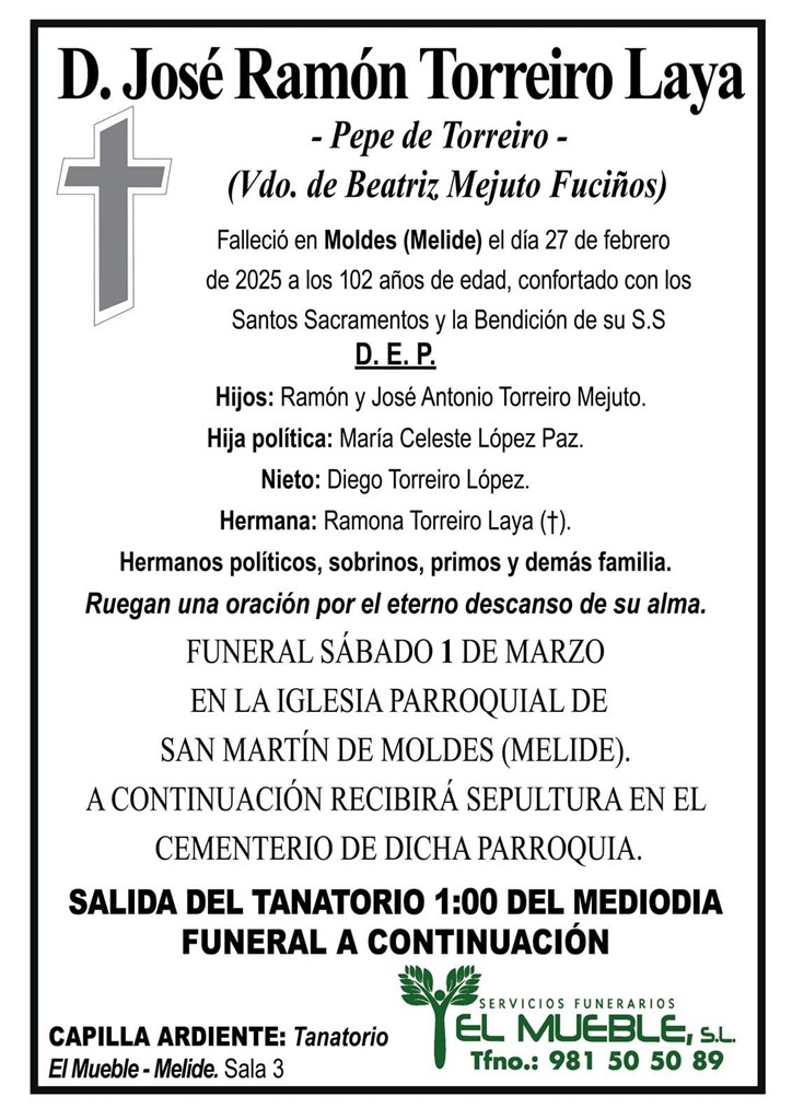 D. José Ramón Torreiro Laya.