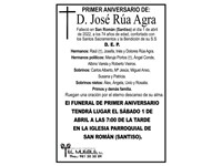 D. JOSÉ RÚA AGRA.