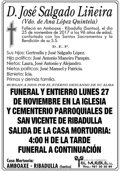 D.JOSÉ SALGADO LIÑEIRA