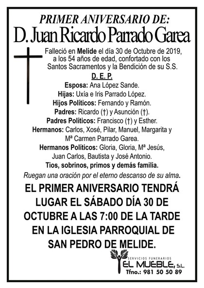 D. JUAN RICARDO PARRADO GAREA.