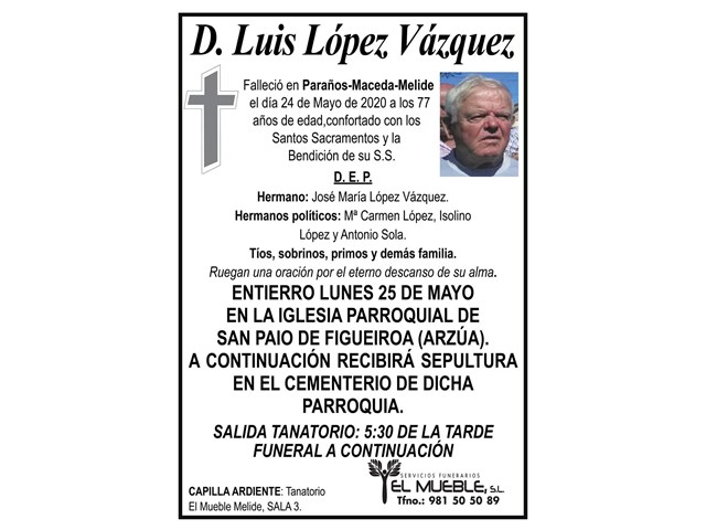 D. LUIS LÓPEZ VÁZQUEZ.