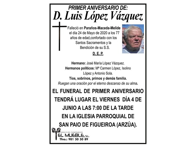 D. LUIS LÓPEZ VÁZQUEZ.