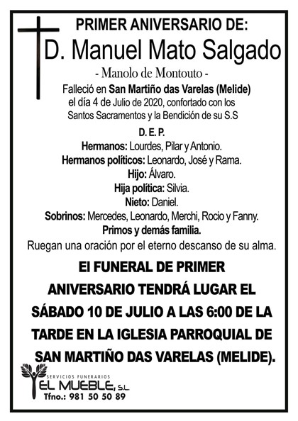 D. MANUEL MATO SALGADO.