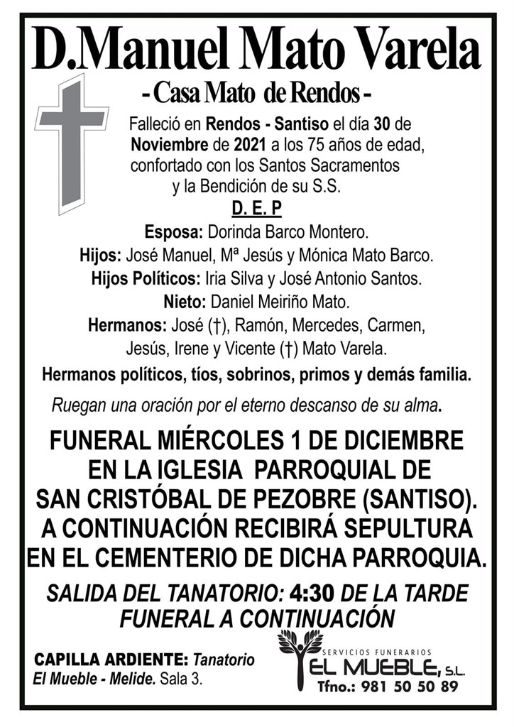 D. MANUEL MATO VARELA.