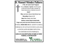 D. MANUEL MÉNDEZ PALLARES
