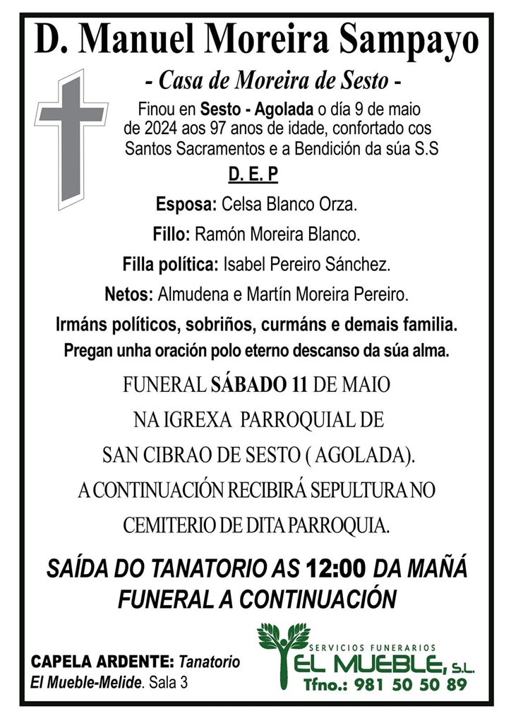 D. MANUEL MOREIRA SAMPAYO