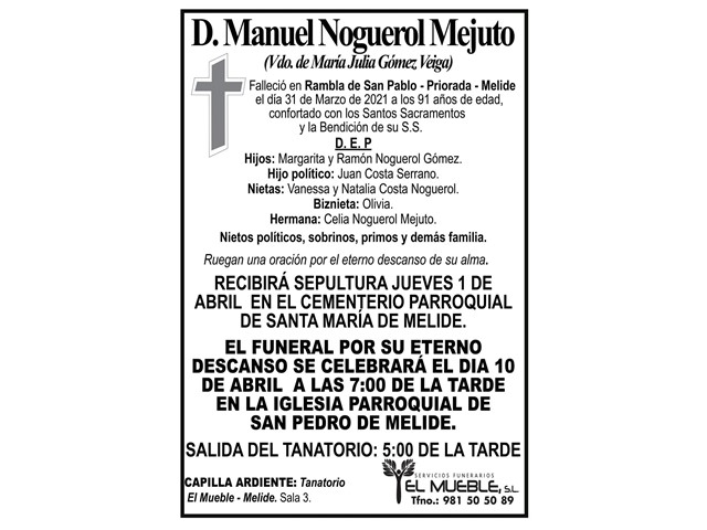 D. MANUEL NOGUEROL MEJUTO.