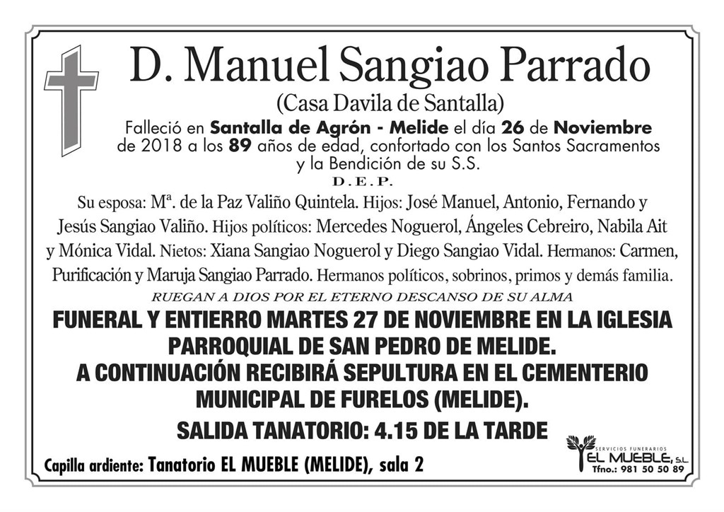 D.MANUEL SANGIAO PARRADO