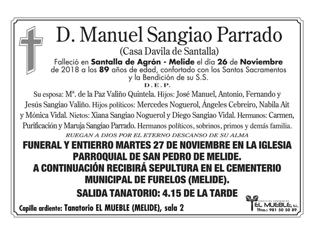 D.MANUEL SANGIAO PARRADO