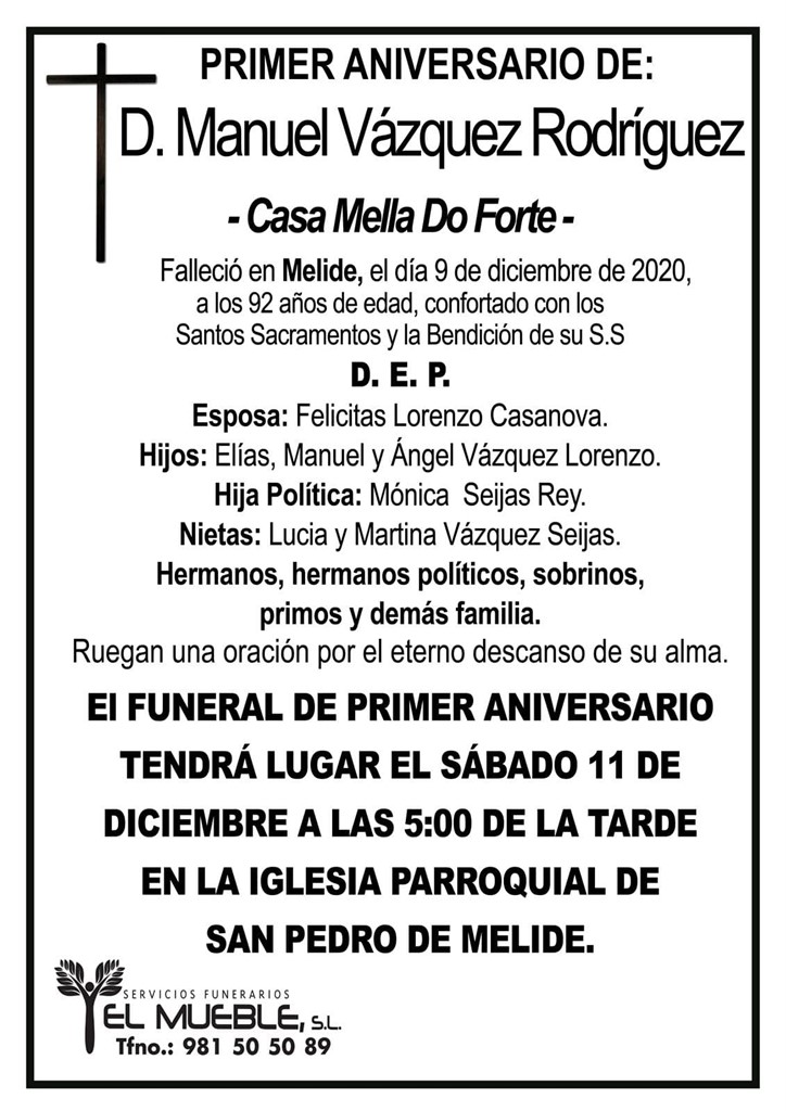 D. MANUEL VÁZQUEZ RODRÍGUEZ.
