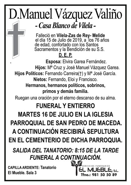 D.MANUEL VÁZQUEZ VALIÑO.