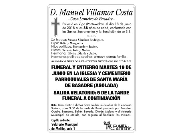 D.MANUEL VILLAMOR COSTA