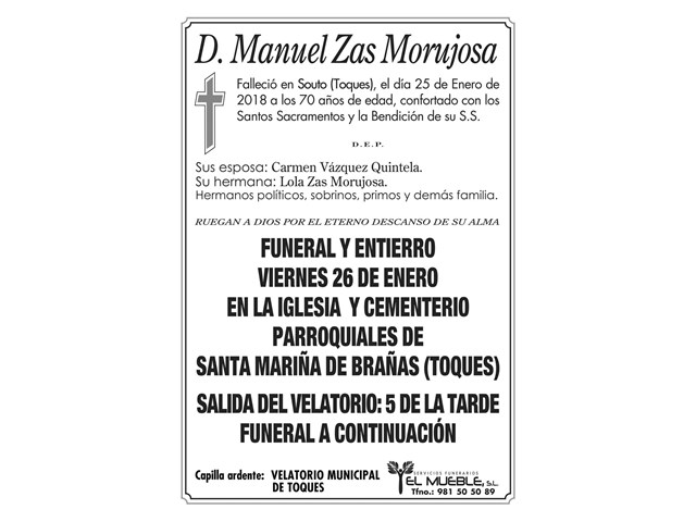 D.MANUEL ZAS MORUJOSA