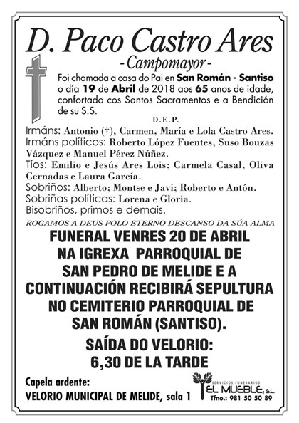 D.PACO CASTRO ARES
