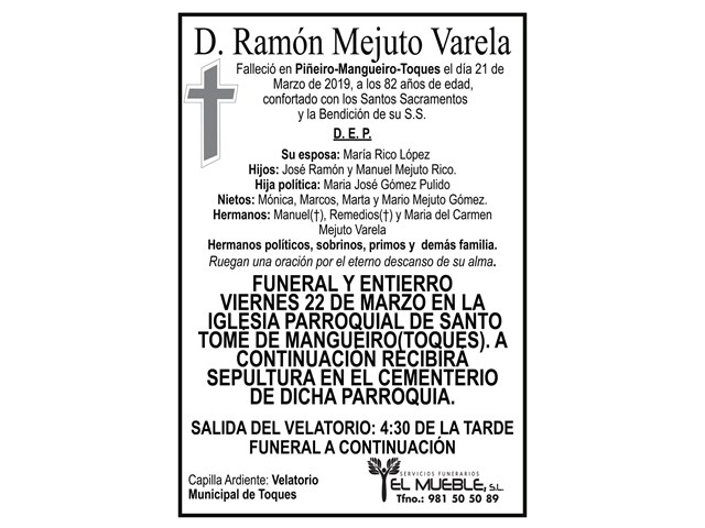 D. RAMÓN MEJUTO VARELA.