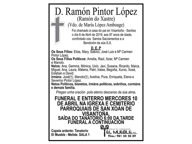 D. RAMÓN PINTOR LÓPEZ.