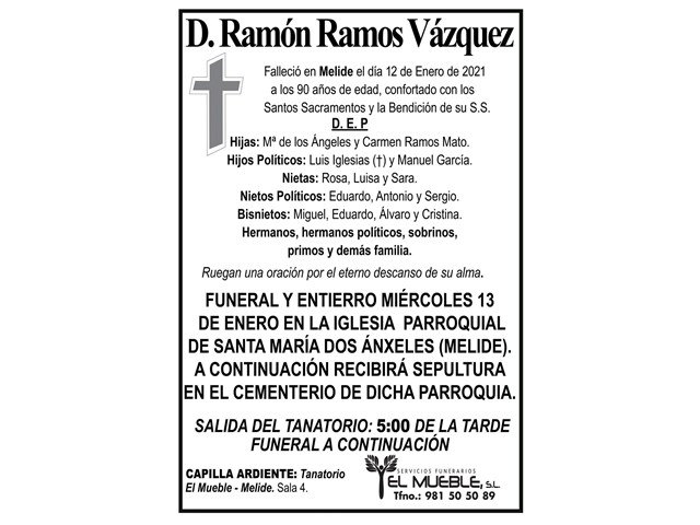 D. RAMÓN RAMOS VÁZQUEZ.