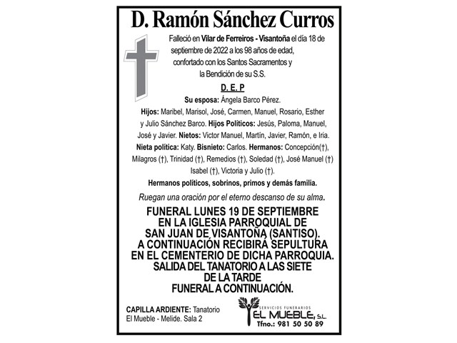 D. RAMÓN SÁNCHEZ CURROS.