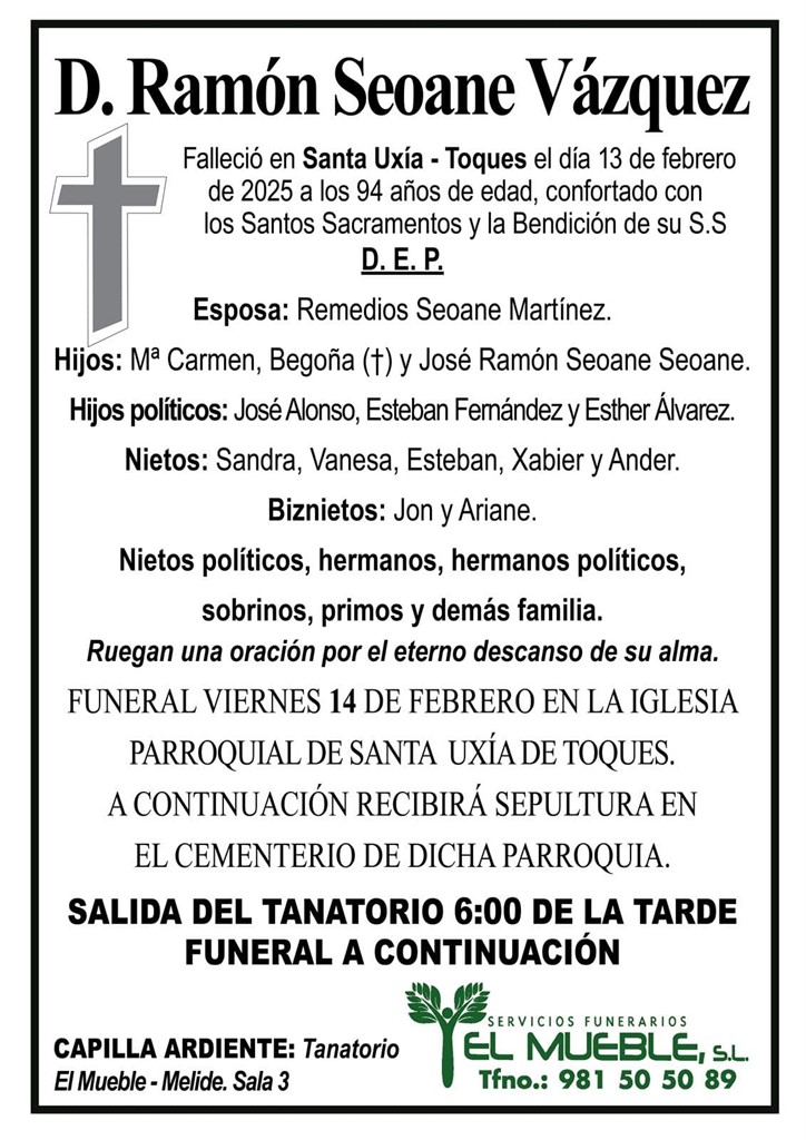 D. Ramón Seoane Vázquez.