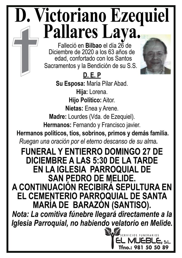 D. VICTORIANO EZEQUIEL PALLARES LAYA