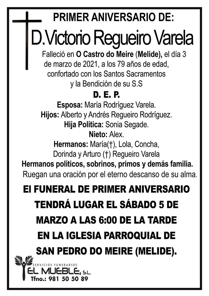 D. VICTORIO REGUEIRO VARELA.