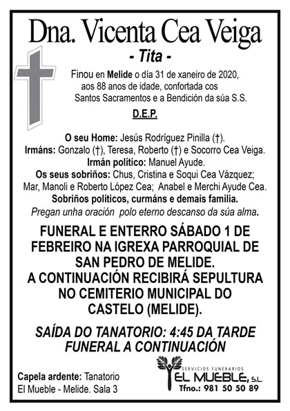 DNA. VICENTA CEA VEIGA.