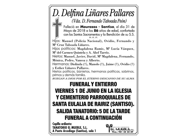 Dñ. DELFINA LIÑARES PALLARES